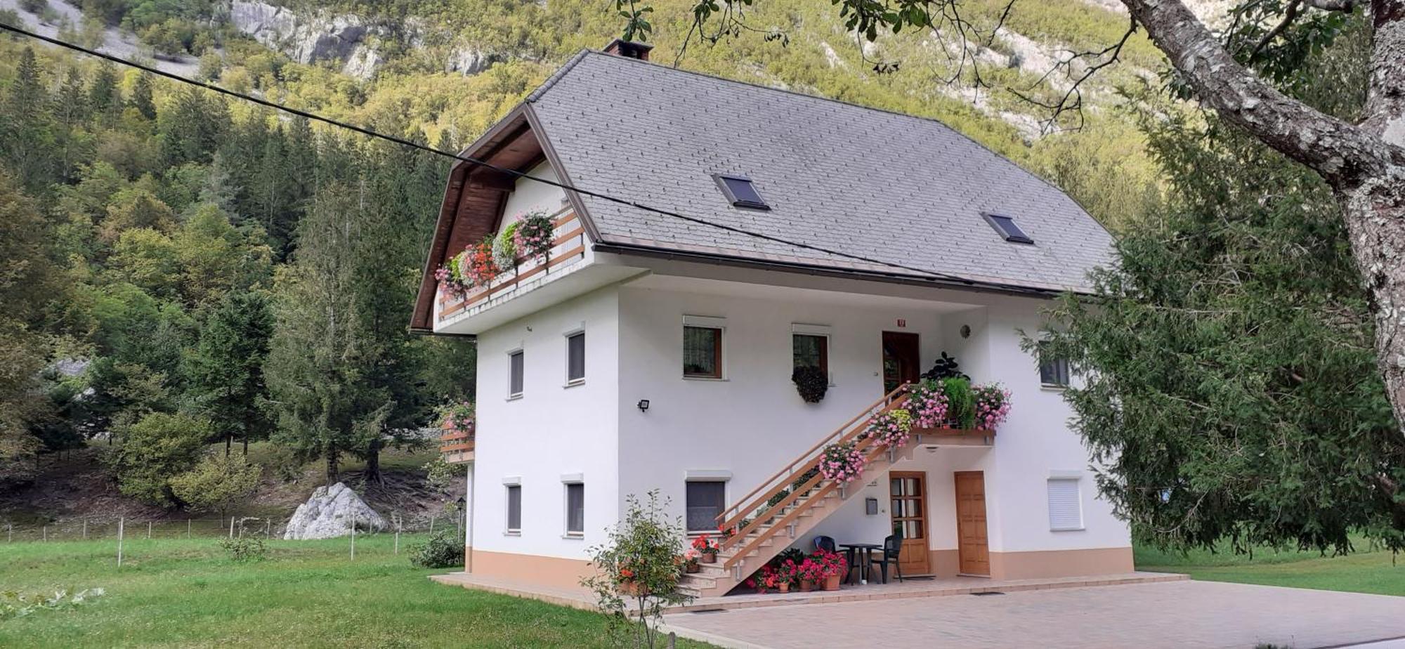 Apartma Pod Rozem Soča Eksteriør bilde